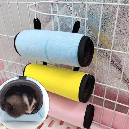 Pet Tunnel Hammock Hanging Bed Mouse Hamster Bird Parrot Squirrel Shed Cave Hut Swing Bed Nest Sleeping Bed Rat Ferret Toy