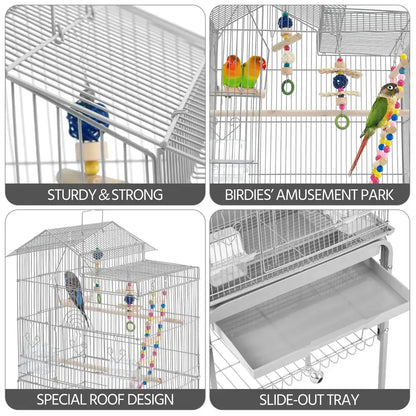 Bird Cage Parrot Accessories for Cages Metal Bird Parrot Cage