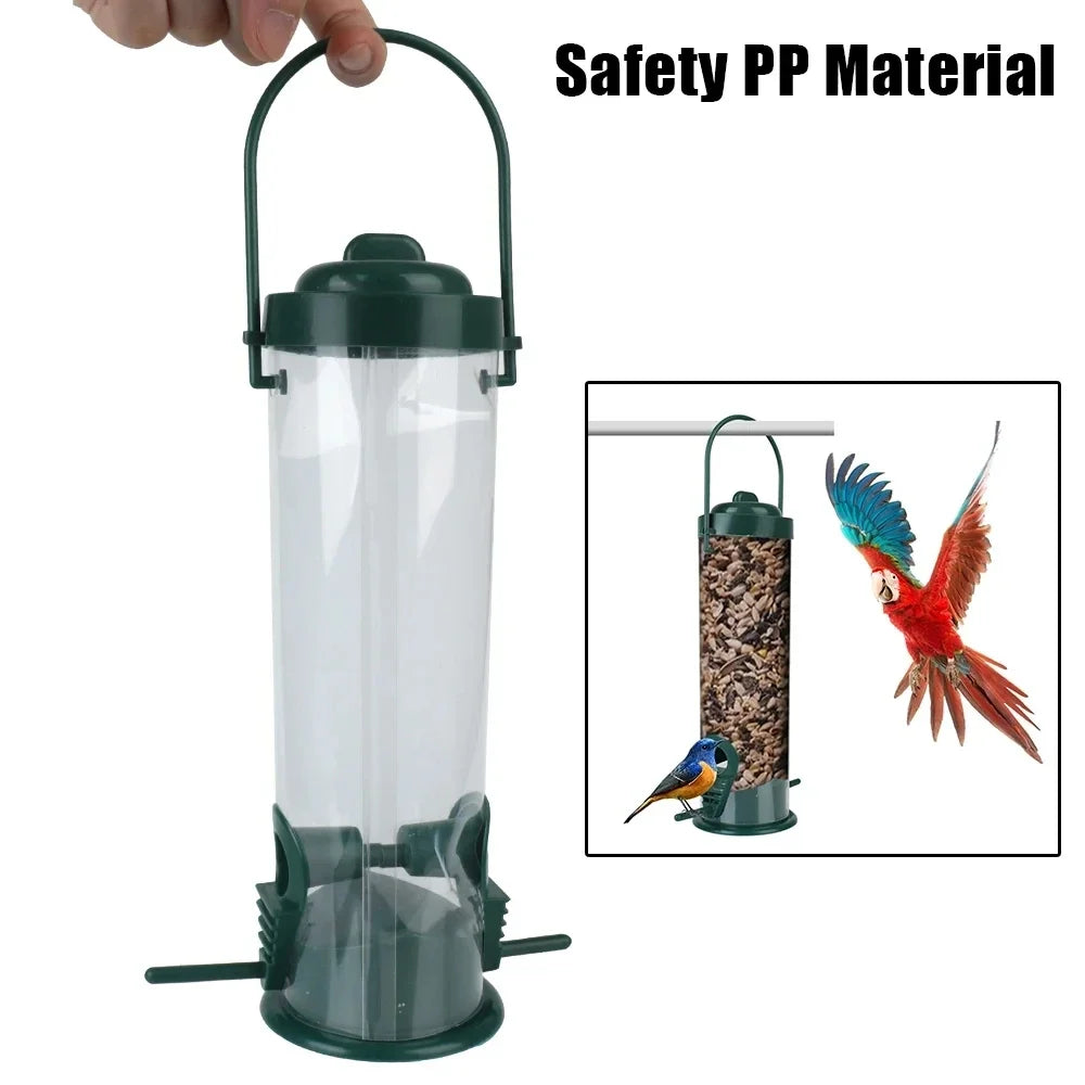 Wild Bird Seed Feeder Hanging Bird Tableware