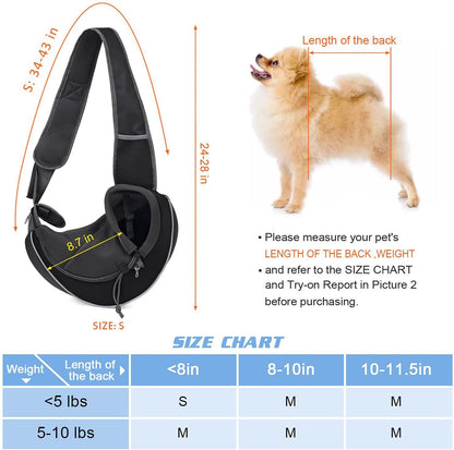 Fashionable Carrying Crossbody Bag For Dogs and Cats